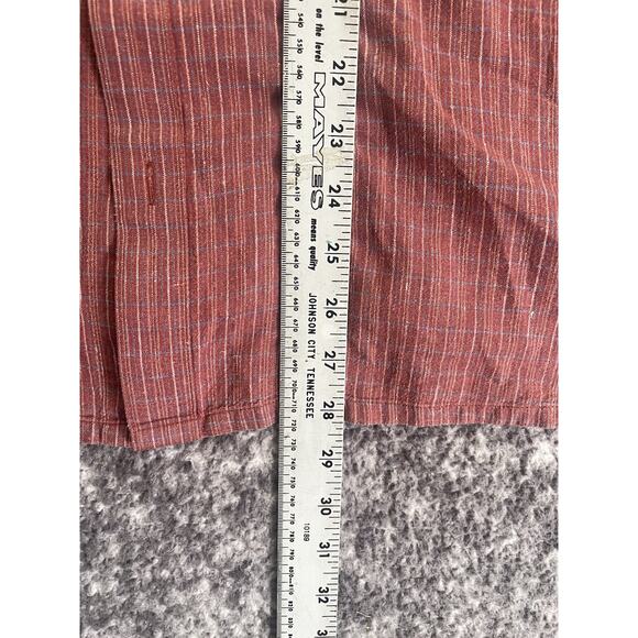 Patagonia Short Sleeve Plaid Shirt Mens Medium Red Classic Fit - Picture 8 of 13